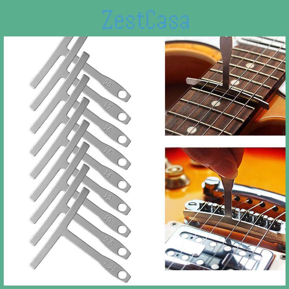 Guitar Tools Kit Luthier 9 Radius Gauge 32 Blades Feeler Gauge For Guitar