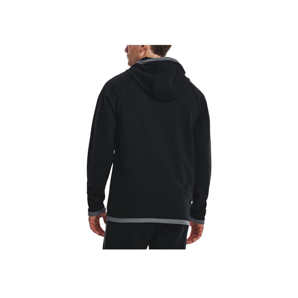 Under Armour Solid Color Reversible Full Zip Training Jacket Men Jacket Black 1379659-001