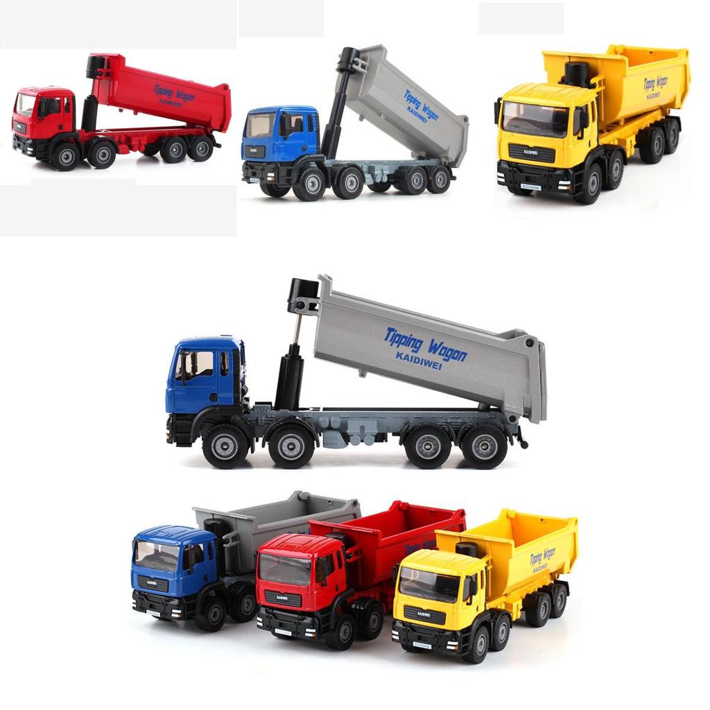 Exquisite 150 Alloy Diecast Model Dumper Truck Toy With Premium Craftsmanship For Kids