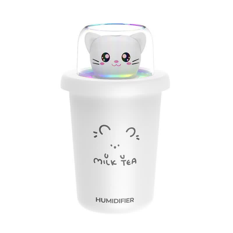Cute Pet Milk Tea Cup Mini USB Humidifier CN plug (adapter included)