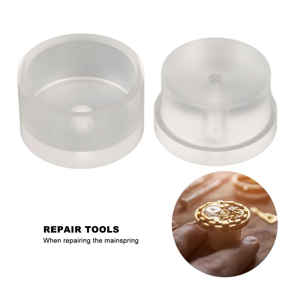 Plastic Watch Mainspring Barrel Tool Watch Cover Spring Press  For Watch Maintenance