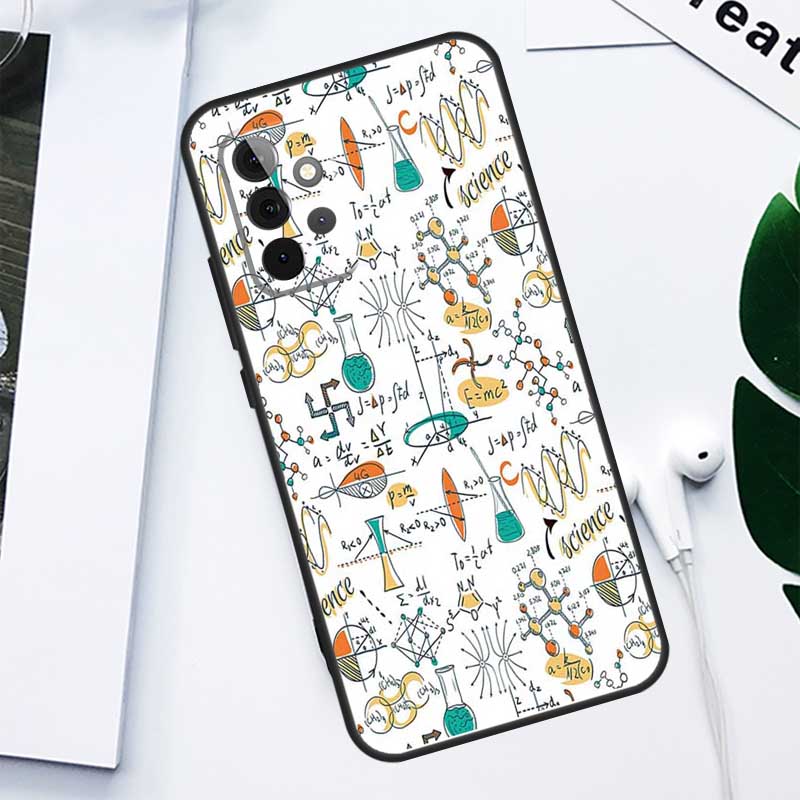 Biology and Chemistry For Samsung Galaxy A34 A54 A14 A55 A35 A15 A53 A33 A13 A05 A06 A16 A22 A32 A52 Phone Case