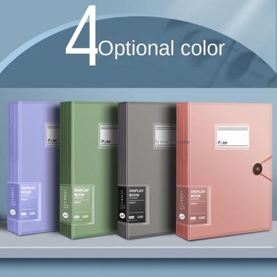 Holder Test Paper Briefcase Loose Leaf Binder A4 File Folders Documents Clip Paper Organizer