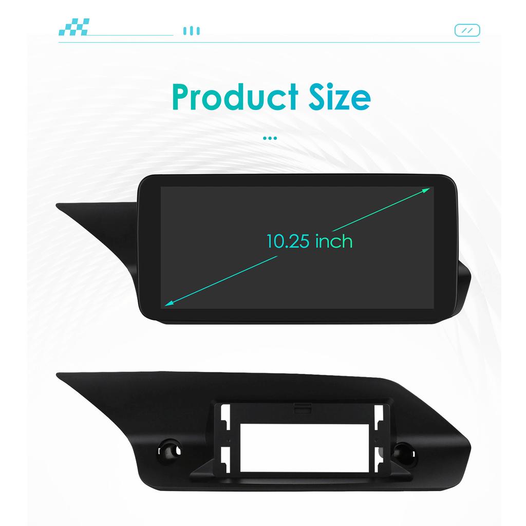 OSSURET 10,25" Android 13 Autoradio 2din Intelligentes Carplay Für Mercedes Benz W212 E-Klasse E200 E230 E260 E300 S212 NTG 4.0 4.5 5.0 Multimedia Audio