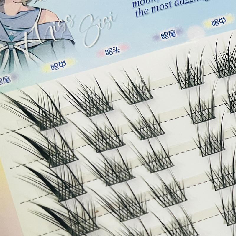 Eyelashes Fox Series Single Clusters False Eyelashes Eyes Fluffy Natural Thick Curl Beauty Daily Makeup Create Comic Eyes