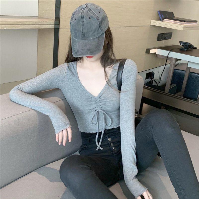 2025 Niche Autumn Slim-Fit Long-Sleeved Fashion Top for Women