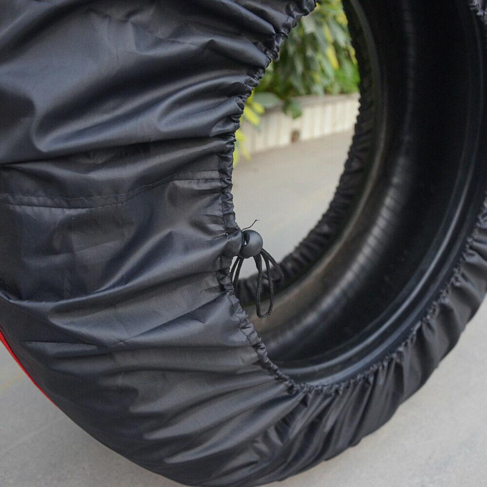 4pcs S/L Car Spare Tire Cover Case Polyester Auto Wheel Tires Storage Bag Carrier Auto Tyre Wheel Protector Dustproof