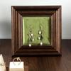Scandinavian Inspires Wooden Jewelry Presentation Stand Velvets Lining Earrings Ring Accessories Holder