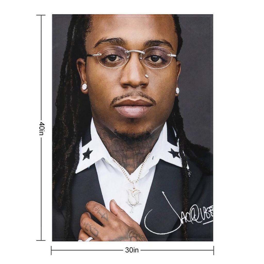 Threejaq King of R & B American Tour 2019 2020 Throw Blanket warm for winter warm winter cosplay anime Cute Plaid Blankets