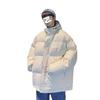 Men's Hooded Cotton Jacket - 2025 Autumn/Winter Youth Trend, Thick Padded for Warmth, Stylish Brand, Ideal for Middle School Students
