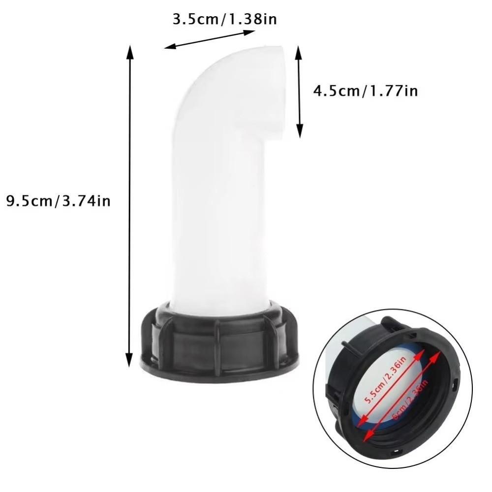 Fitting Highly Matched 2in Extension Drain Spout Hose Valves Fitting  for 1000L IBC Water Tank