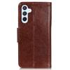 For Samsung Galaxy M35 5G Case Nappa Texture Split Leather Wallet Phone Cover