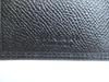 Authentic BVLGARI Man Black Leather Flap BIfold Long Wallet #a897  Refurbished