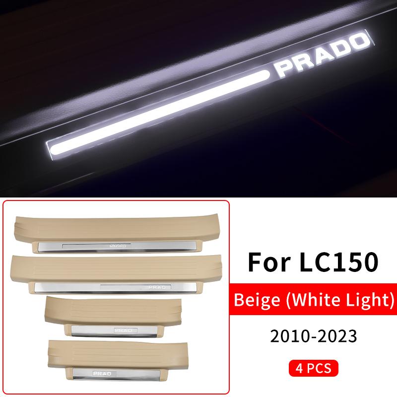 Courtesy Lamp Threshold Pedal for Toyota Land Cruiser Prado 150 Lc150 Fj150 2014-2022 Upgrade Interior Design Accessories Led