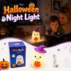 Halloween Witch Night Light Tap Light with USB Charging Cable for Bedroom Holiday Decor