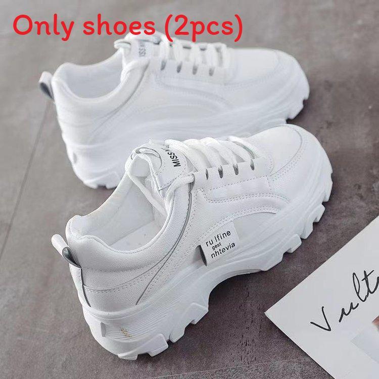 Dad Shoes Spring Fashion Sneakers With Pu Upper And Breathable Mesh For Women