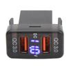 Dual USB Port  R Socket QC3.0 Fast   Charging Outlet Power Adapter for   Fortuner