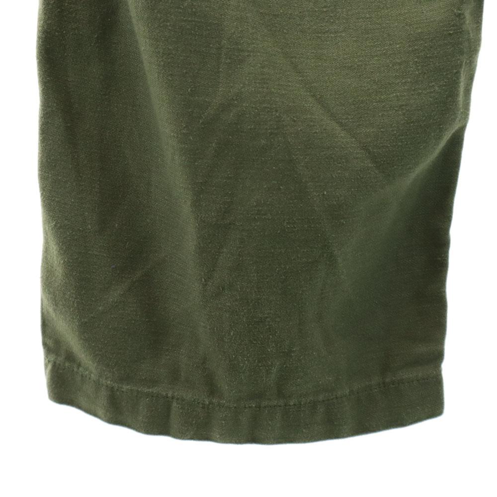 US ARMY 70s vintage Cotton Satin Baker Pants W28 khaki Military DSA Men's Used