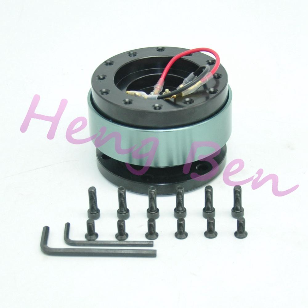 Adaptor Boss Kit Hub Nou Negru Volan Snap Off Quick Release Universal