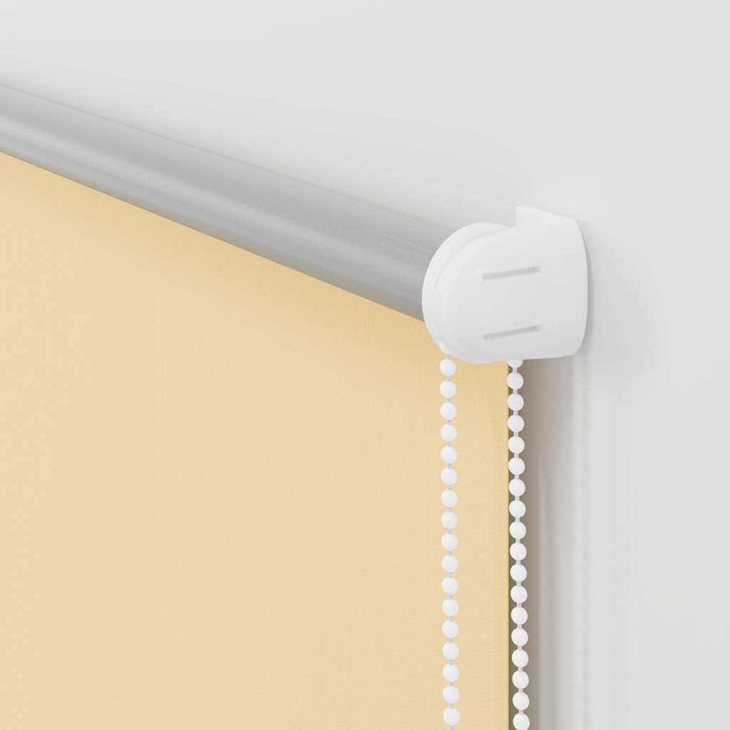 Blackout Roller Blind Beige 70 x 130 cm Fabric Width 65.7 cm Polyester