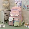 Cartoon Schoolbag For Primary School Students Grade 3-6 Large Capacity Backpack Lightweight And Lightweight Children's Schoolbag