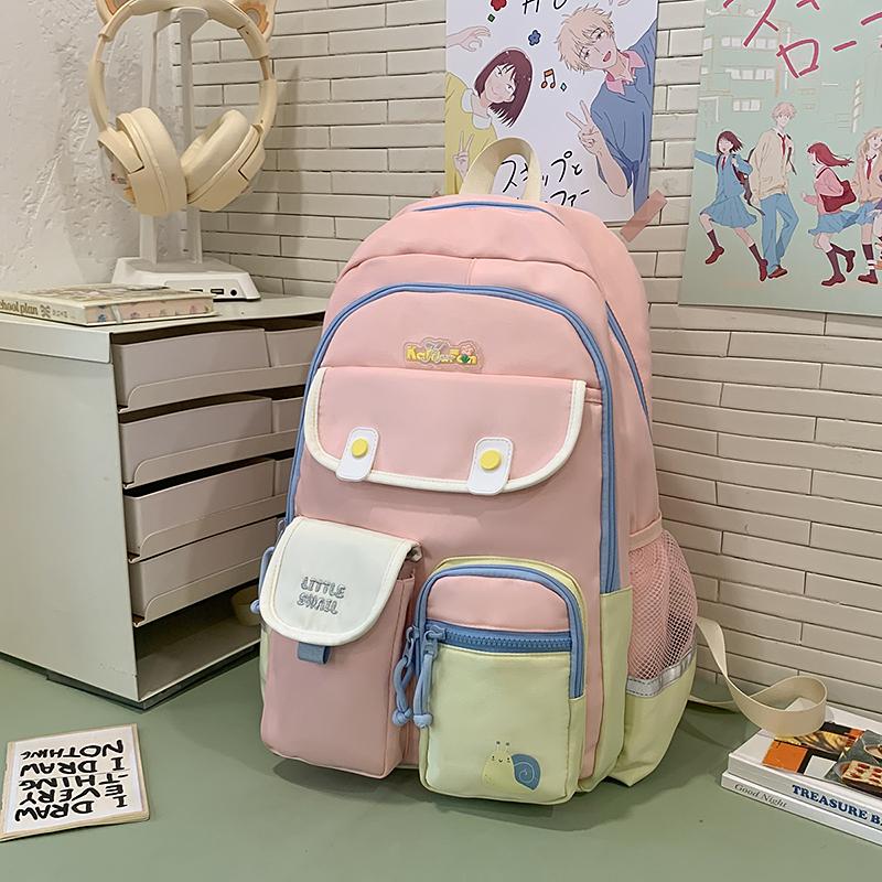 Cartoon Schoolbag For Primary School Students Grade 3-6 Large Capacity Backpack Lightweight And Lightweight Children's Schoolbag
