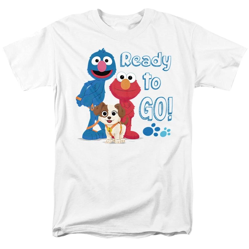Sesame Street - Ready To Go - Unisex Short Sleeve Children s T-shirt - White 140