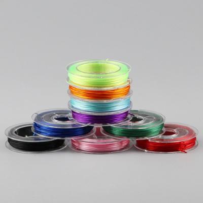 1 Pezzo 10 Iarde/Rotolo Filo Elastico per Braccialetti Fai da Te Gioielli Perline Cristallo Trasparente Elastici per Braccialetti Filo Elastico per Creazione Gioielli Fai da Te