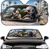 The Tech-Geek Alien Sun Visor Car Windshield Sun Shade UV Protection Heat Insulation Cover Universal Sun Protector