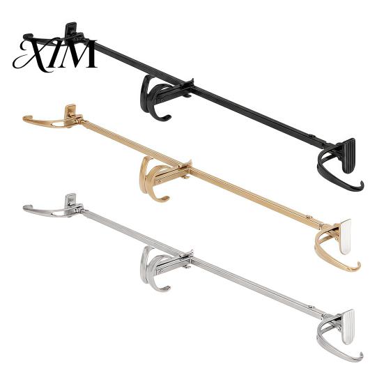 Supporto per Ghirlanda Senza Danni per le Feste, Asta Regolabile per Appendere Ghirlande di Natale, Lunghezza 23,6"-59", Montaggio Robusto in Metallo per Porta d'Ingresso, Gancio per Halloween, No