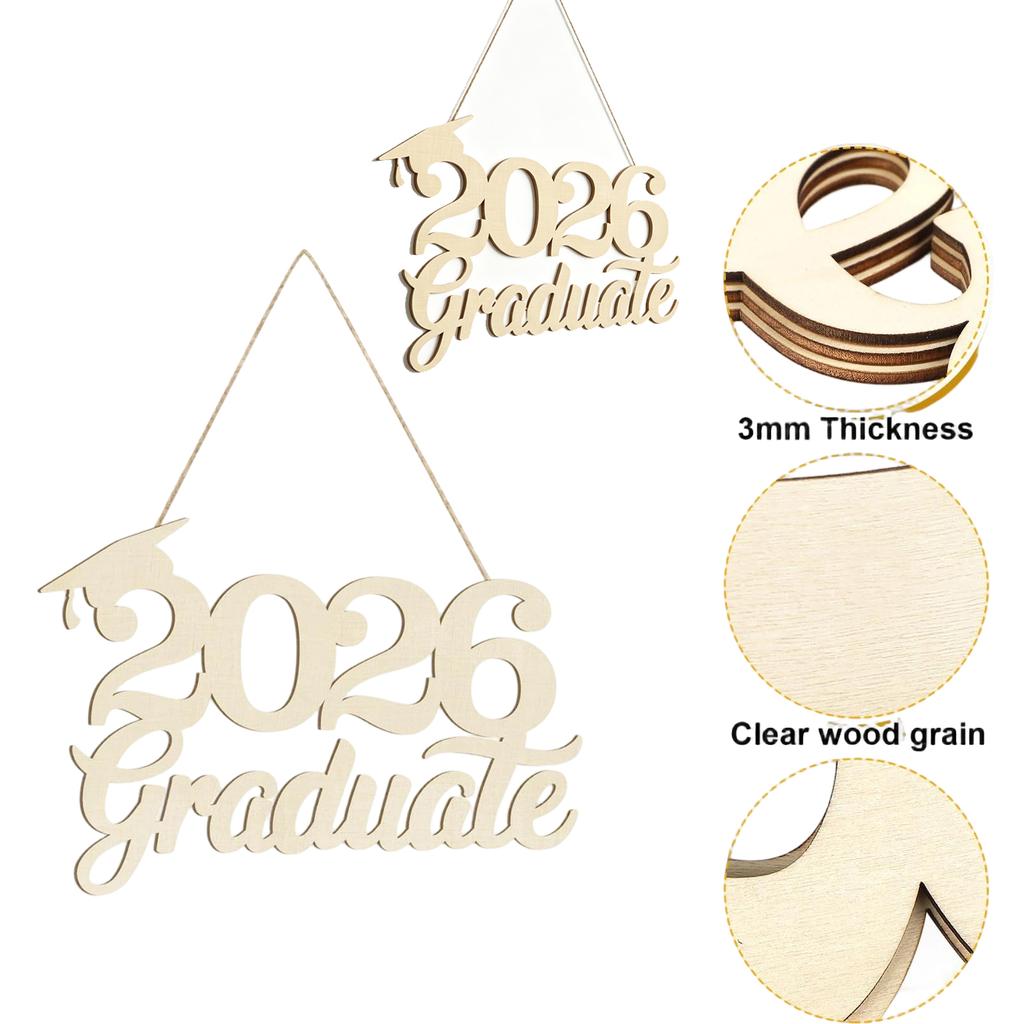Graduation Wooden Pendant In 2026