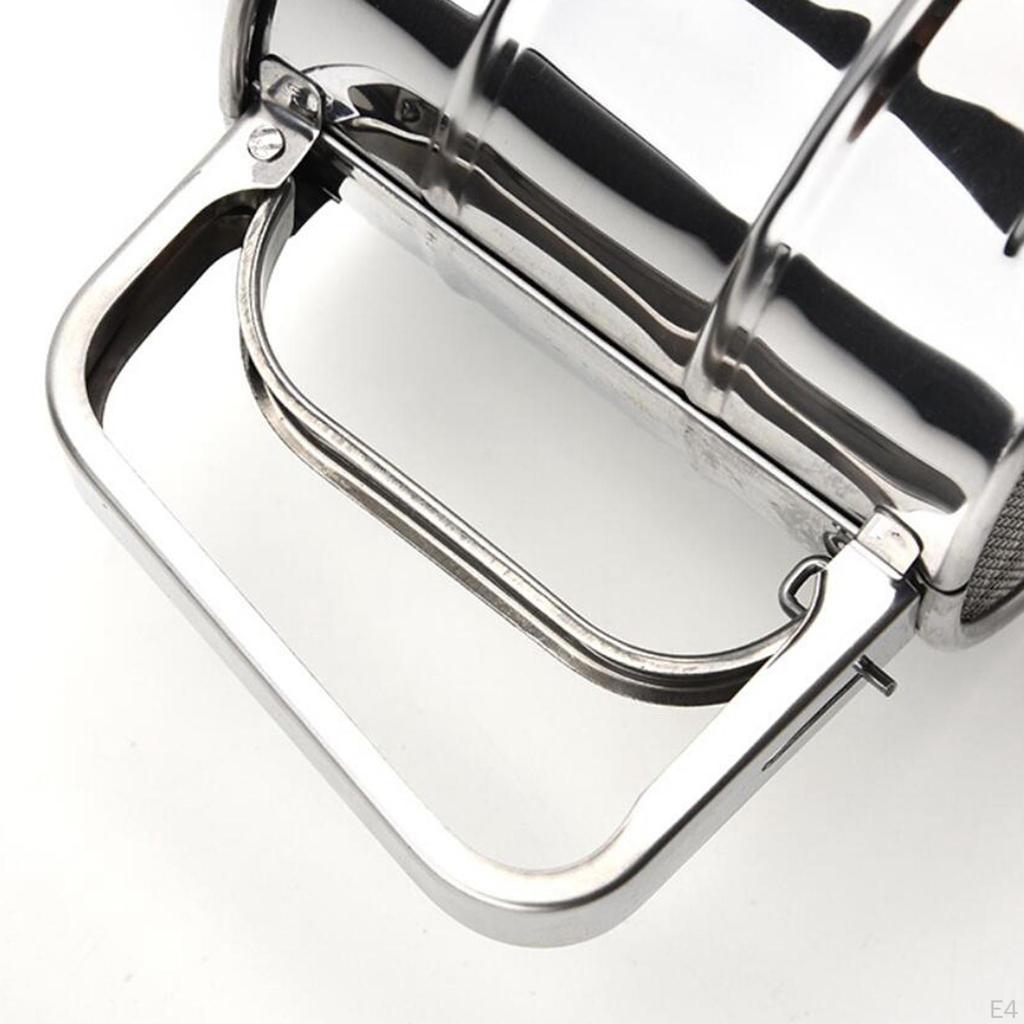 Mehlsiebbecher, Manuelles Backsieb-Netz, Edelstahl-Schüttler, Feinmaschig für