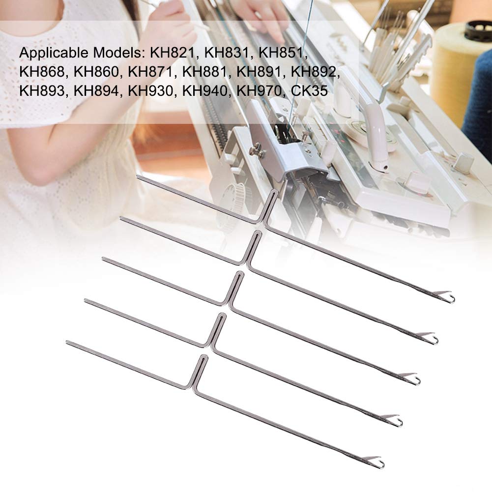 50pcs Knitting Machine Knitting Suitable for High Hardness Knitting Knitting Machine Accessory Needles, Pins, KH821, KH831, KH851, KH868, etc. Tool,