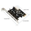 2/4 Port PCIE to USB3.0 Expansion Card USB3.0 2/4 Port PCIE Card Desktop USB3.0 Adapter Controller Adapter for PC