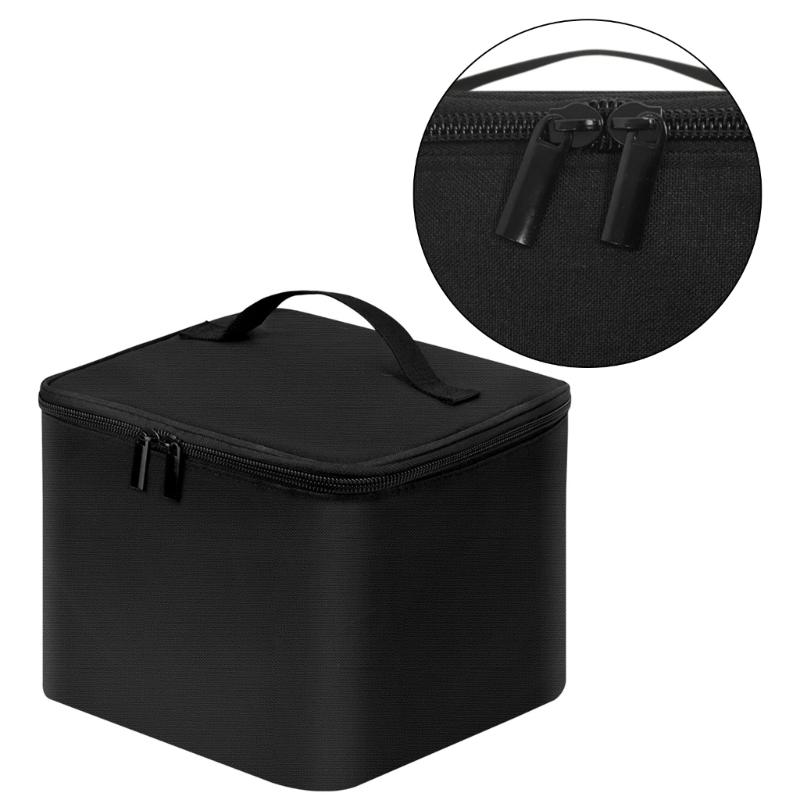 Thermal Lunch Toted For Hiking Adventures Large Capacity Dessert Waterproof Oxfords Fabric Easy Cleaning