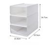 Office Desktop Storage Box Organizer Drawer-style Workstation A4 File Storage Cabinet Transparent Storage Boxes Stackable Rack