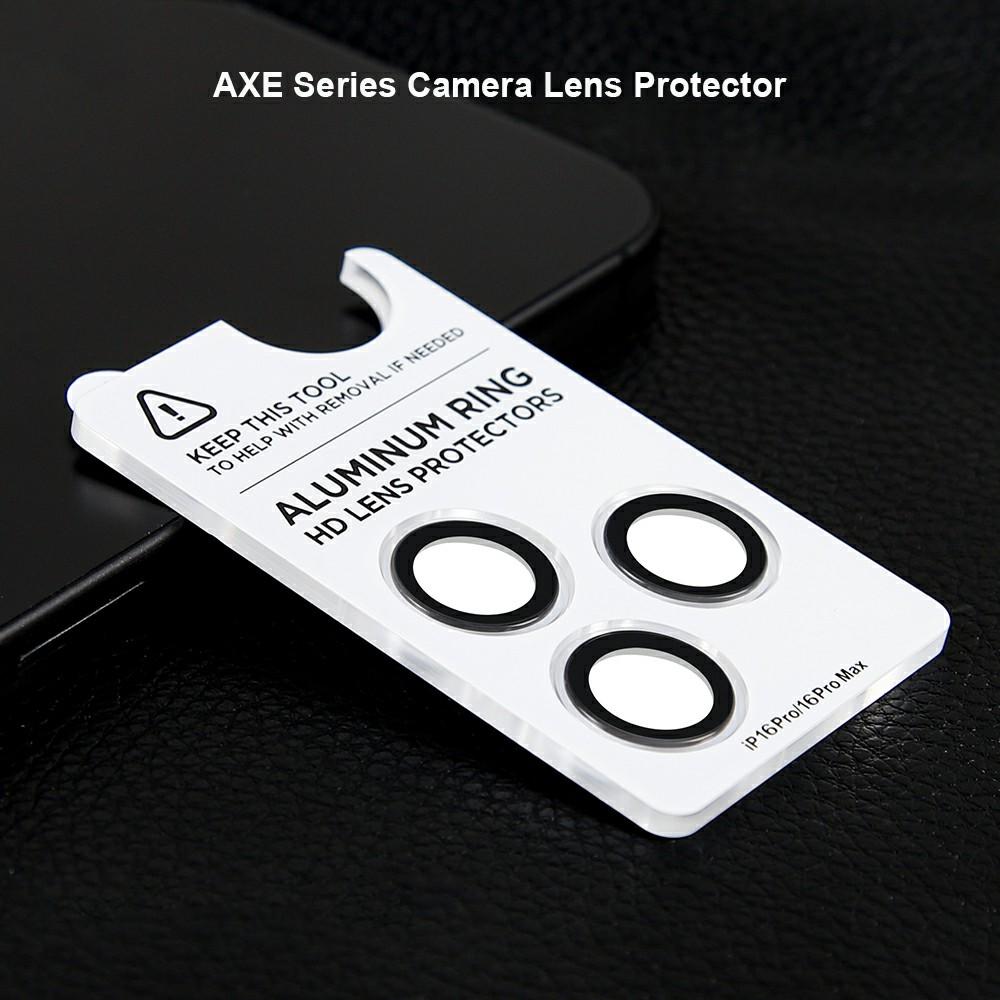 

XUNDD For iPhone 16 Pro/16 Pro Max Camera Lens Protector Ultra Clear Full Covering Cell Phone Medium Alumina Glass Lens Film Type A