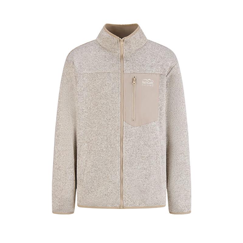 NVG·YOUNG Stand-Collar Thermal Fleece Jacket