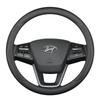 Auto Lederlenkradabdeckung für Hyundai i20 i30 Elantra KONA N Line 2013 - 2019 2020 2021 2022 2023 2024 2025 Zubehör