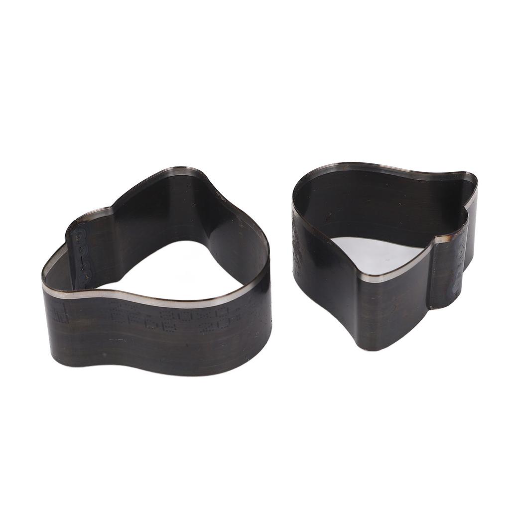 2 Stück Glockenform Lederstanzform 50x57x23mm 43x47x23mm Legierter Stahl Leder Stanzform Set für
