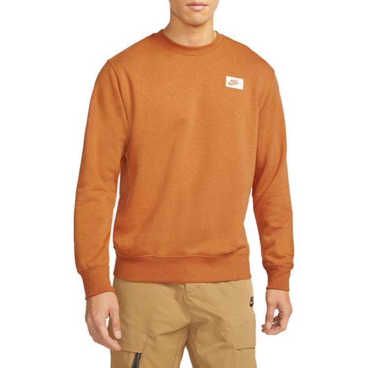 New Nike Sweatshirts Men's Orange DO2972-213