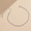 Summer Fine Paragraph Shiny Full Diamond Anklet Fashion Hundred Matching Sexy Anklet High-Grade Women's Anklets
