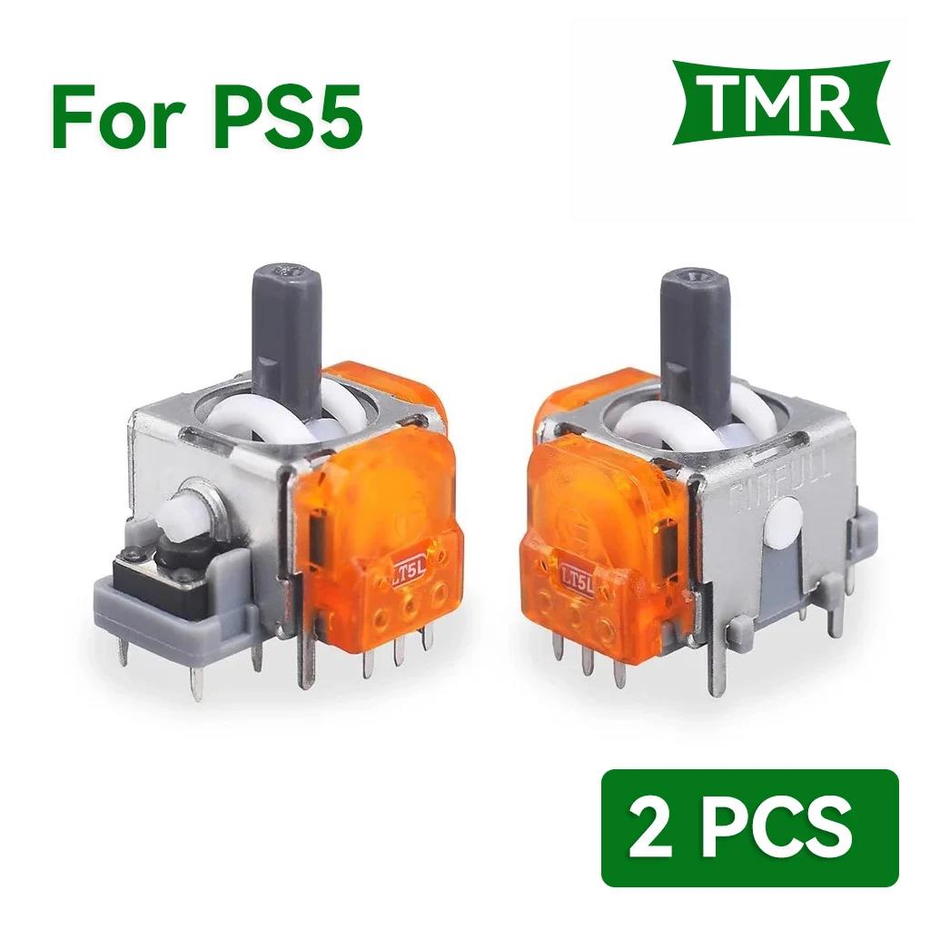 TMR Electromagnetic Hall Effect Joystick No-Drift Upgrade Replacement Kit for PS5 Controller (BDM-010/020/030/040/050) 3D Anal 5