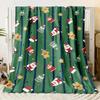 Traumhaftes Weihnachts-Flanell-Dünndecke Schlafzimmerdecke, Wohnzimmer, Sofadecke, Studentenbüro Nickerchen, Campingausflug, Kindergeschenk
