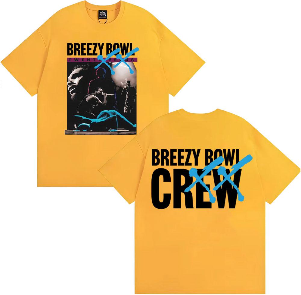 

Rapper Chris Brown Breezy Bowl XX Tour 2025 T-shirt Men s Clothing Fashion Punk Hip Hop T Shirts Casual Cotton Oversized T Shirt XL