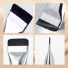 2pcs Ultra Thin Foundation Brush Flat Foundation Brushes Lightweight Thin Face Contour Brush for Liquid Makeup Blending Brushes
