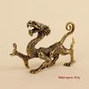 Brass Four Great Divine Beasts Home Decor: Azure Dragon, White Tiger, Vermilion Bird, Black Tortoise