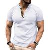 Summer Men's Short Sleeve Tops Waffle Lapel Camouflage Polo Shirt Plus Size Polo Shirt Men's Casual T-Shirt Tops