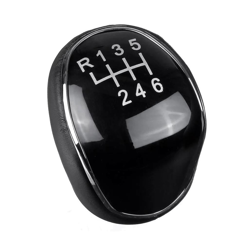 6 Speed Leather Gear Shift Knob Shift Lever Gaitor Boot Cover For Ford Mondeo Mk4 (2007-2014)