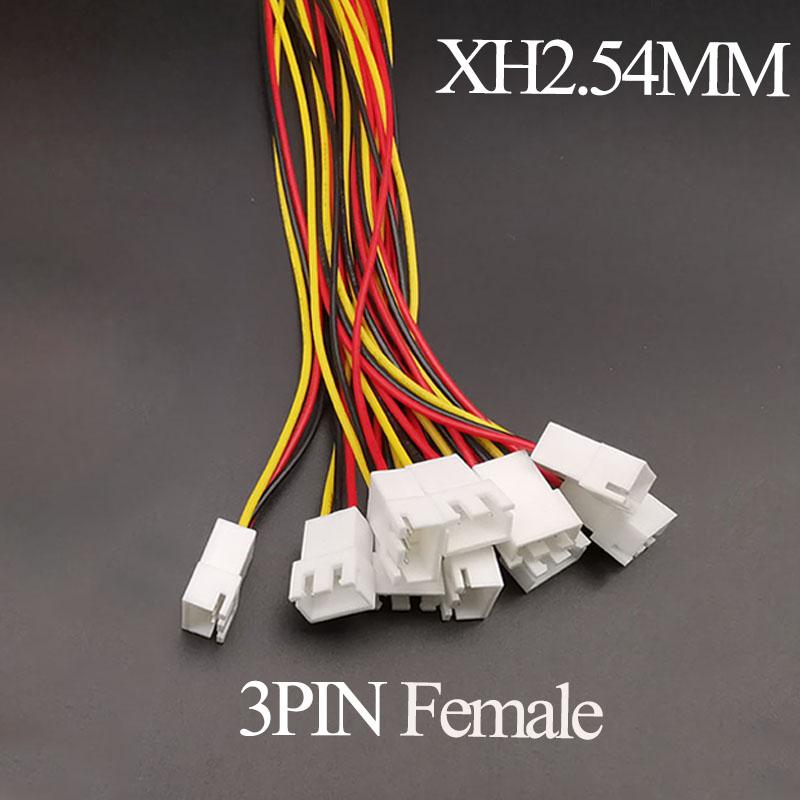 10PCS Micro JST XH 2.54 2P 3P 4P 5P 6PIN Male Female Plug Connector 2.54mm Pitch With Wire Cable Battery Charging Cable